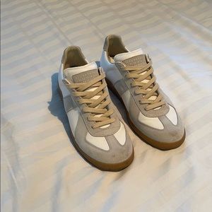 Mason Margiela Replica Leather & Suede Sneakers